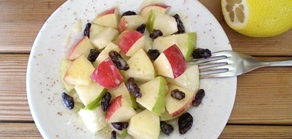 Салат с грушами и яблоками