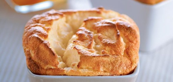 Суфле из маасдама с имбирем и абрикосами