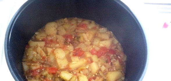 Овощное рагу в мультиварке