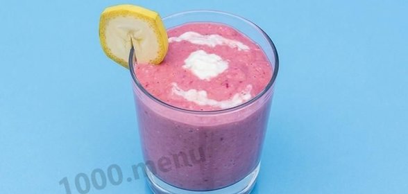 Смузи с овсяными хлопьями