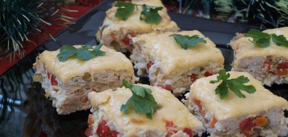 Куриный террин с овощами