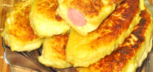 Сосиски в картофельной шубке