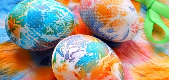 Яйца пасхальные (способ окрашивания)