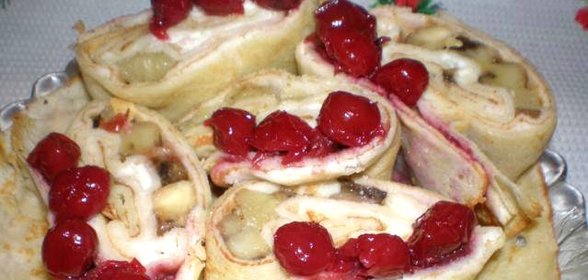 Рулеты из блинов
