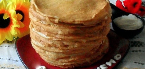 Блины заварные (дрожжевые)