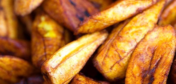 Карамелизованные бананы с ромом