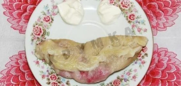 Вареники с малиной