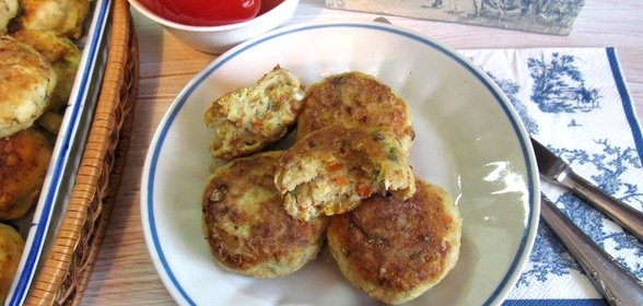 Щучьи котлеты с морковью