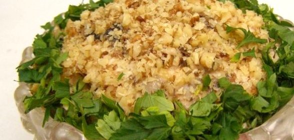 Царский салат с курицей