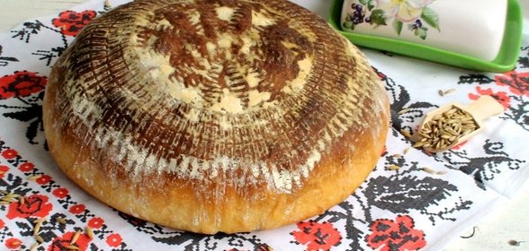 Пшенично -творожный хлеб испеченный в духовке