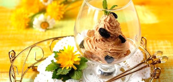 Десерт из ряженки