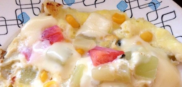 Яичница с овощами