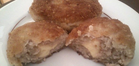 Котлеты с сырной начинкой
