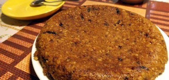 Овсяный пирог в мультиварке