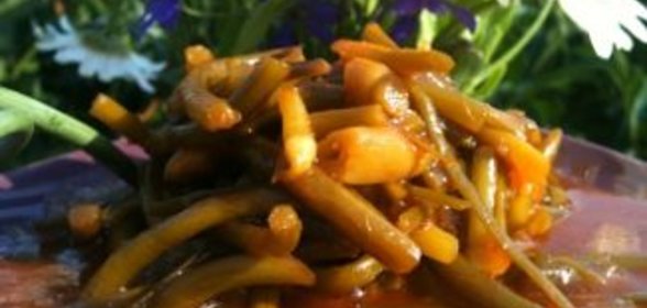 Закуска из чесночных стрелок (дудок)