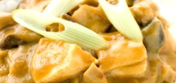 Курица с грибами в бальзамическом соусе