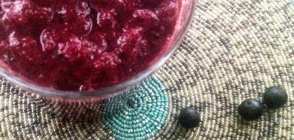 Осенний фруктово-ягодный смузи