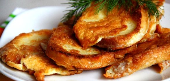 Сырные гренки