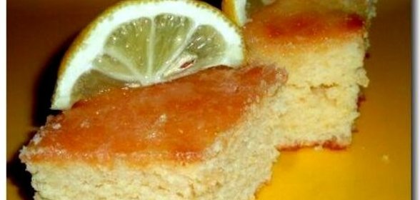 Лимонные пирожные