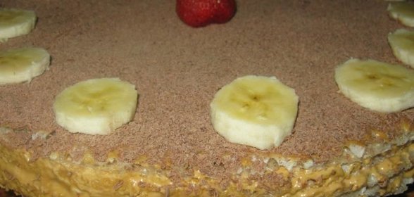 Торт из вафельных коржей со сгущёнкой