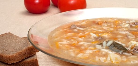 Суп из морского языка с овощами