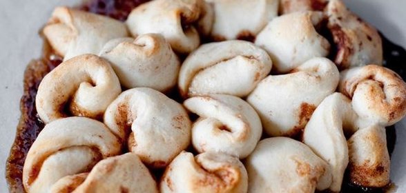 Булочки с корицей в глазури