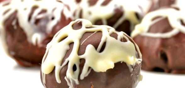 Кокосово-ореховые конфеты в темном шоколаде