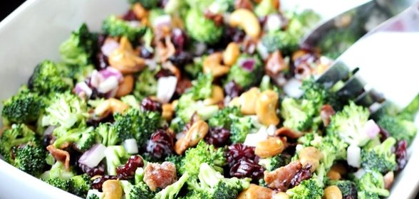 Дерзкий салат из брокколи