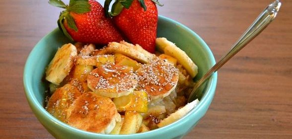 Овсяный завтрак-десерт