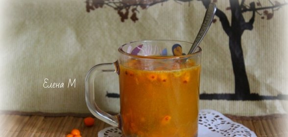 Облепиховый чай с мёдом