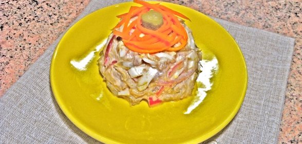 Салат Берлинский с телятиной