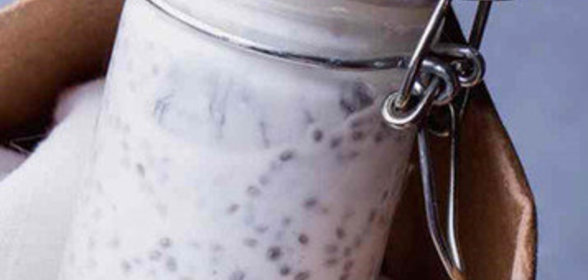 Банановый смузи с семенами чиа