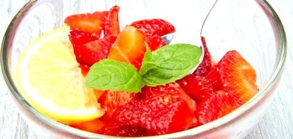 Клубника в апельсиновом ликере
