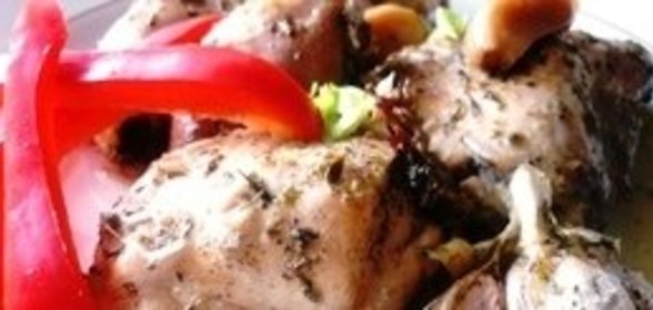 Пряная курица и 40 зубчиков чеснока