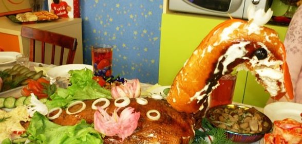 Праздничный гусь