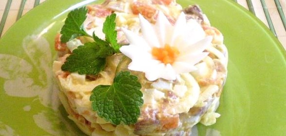 Салат селедочный Нежность