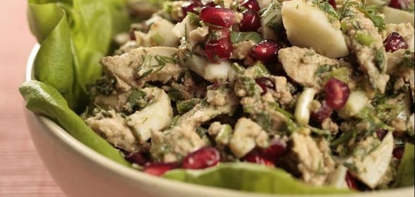 Имеретинский салат из курицы