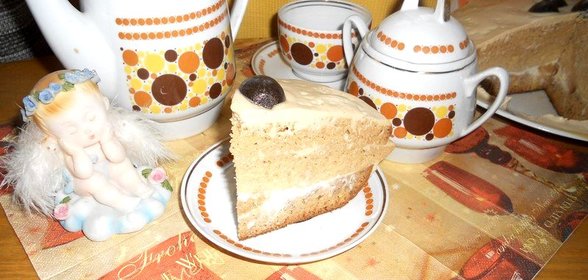 Торт кофейно-лимонный