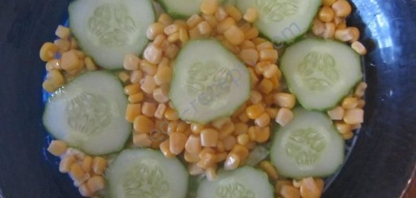 Салат огурец крабовые палочки рис