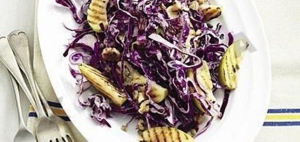 Салат с капустой и грецкими орехами