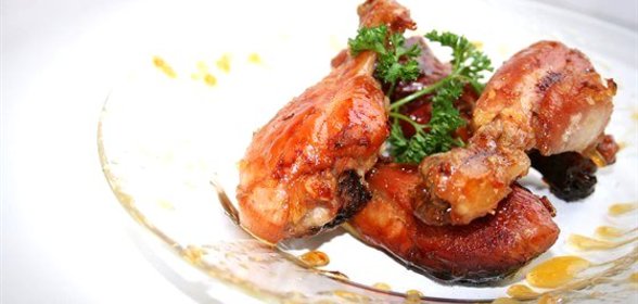 Медово-лимонные куриные ножки