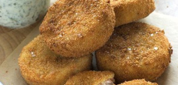 Закуска из копченного лосося и укропа