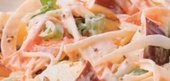 Зимний капустный салат