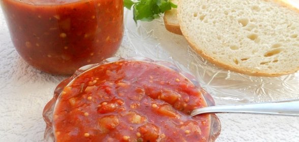 Пряный томатный соус в хлебопечке