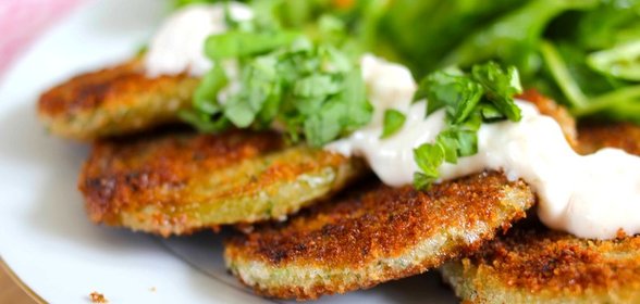 Зеленые помидоры в кляре