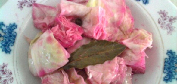 Капуста со свеклой