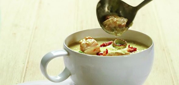 Сливочный суп из морского черта