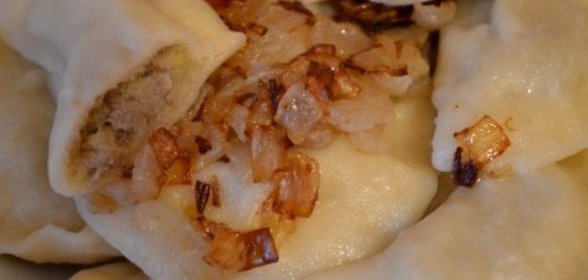 Вареники с картошкой и печенкой