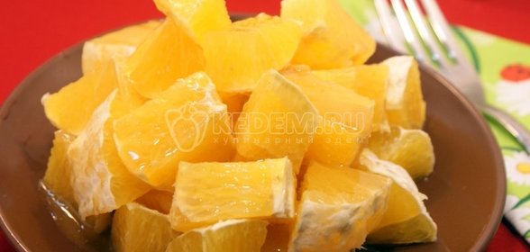 Салат из апельсинов