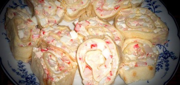 Рулетики с мягким сыром